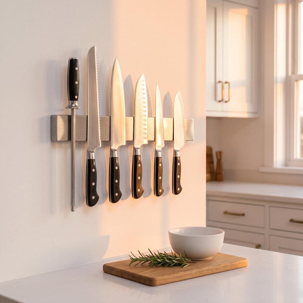 Magnetic Knife Organizer Rack